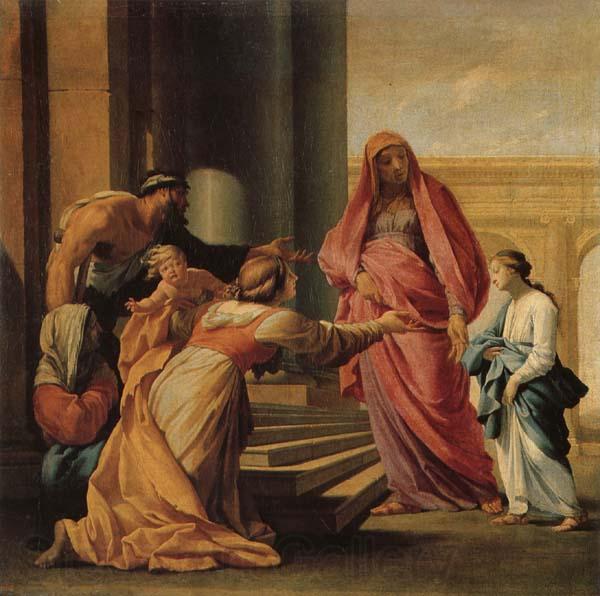 Eustache Le Sueur The Prsent of the Virgin in the Temple Germany oil painting art